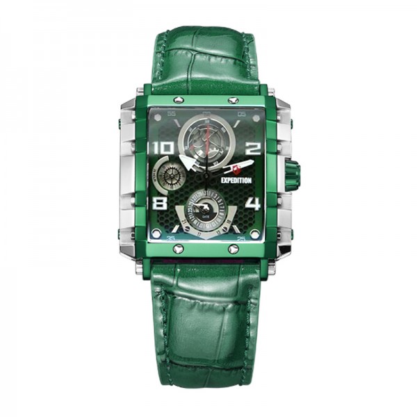 Expedition 6757 Silver Green Leather Lady BFLTZGN